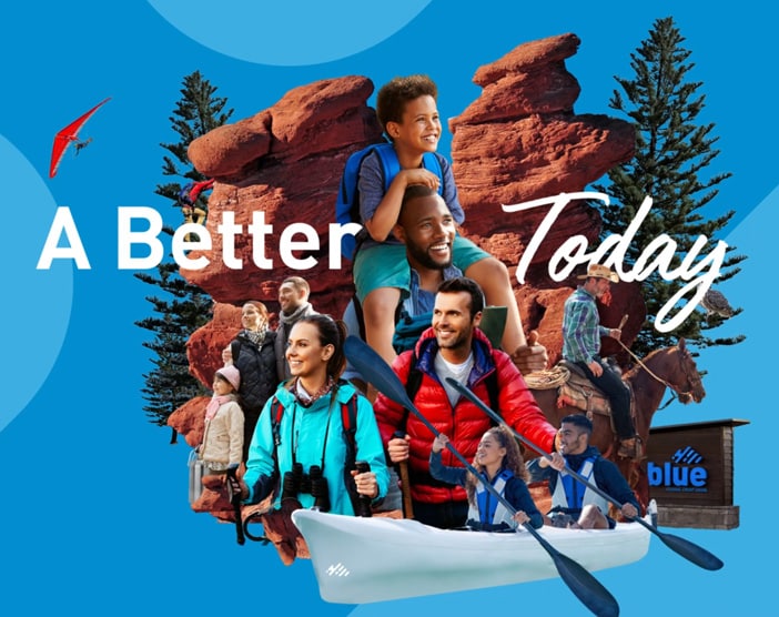 Collage Of Cutouts of People Around Text